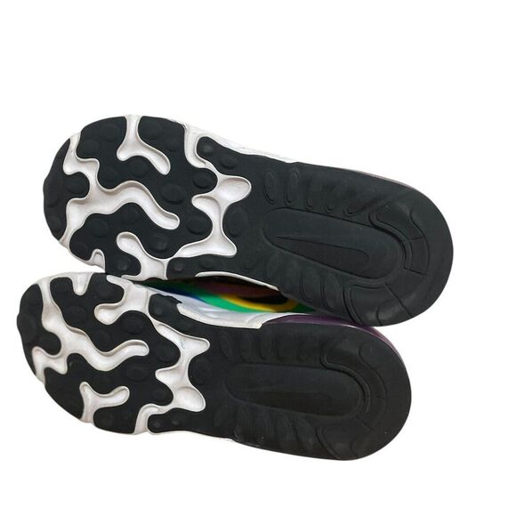 Nike Air Max 270 React CU4673-001  Athletic Shoes Sneakers Size 2.5Y - Picture 5 of 7